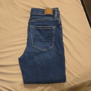American Eagle Outfitters Blue Ankle Jeans